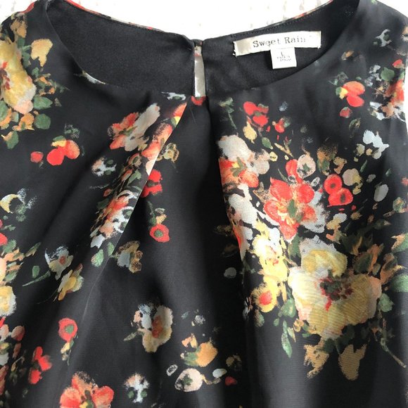 Sweet Rain Sleeveless Floral Dress - Picture 5 of 5